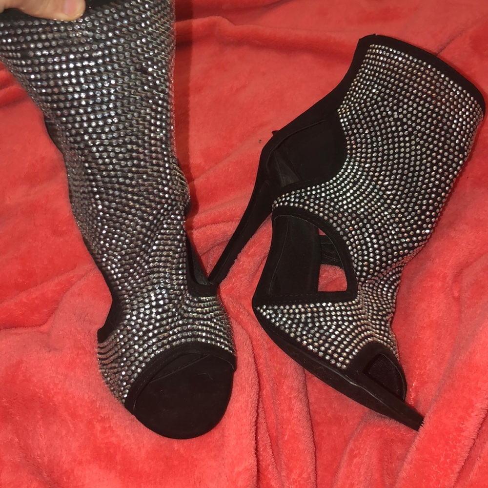 Bedazzled Bootie Heels